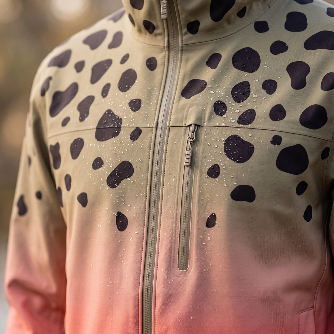 Troutwear wet material close-up