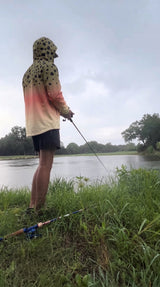 Troutwear fisherman by the water