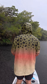 Troutwear jacket rear outdoor view